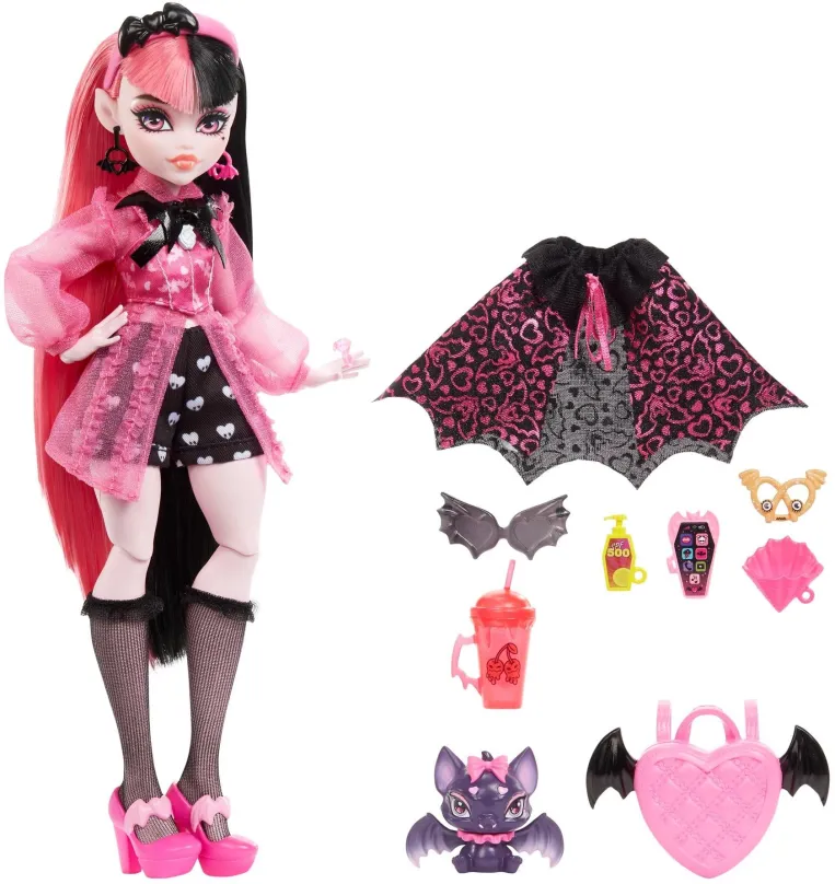 Bábika Monster High bábika monsterka - Draculaura