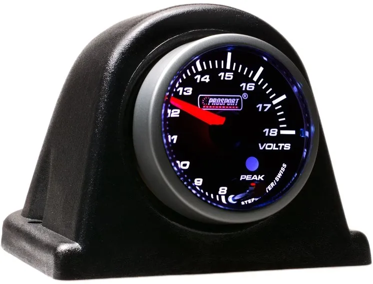 Prídavný budík do auta PROSPORT PREMIUM prídavný ukazovateľ voltmeter