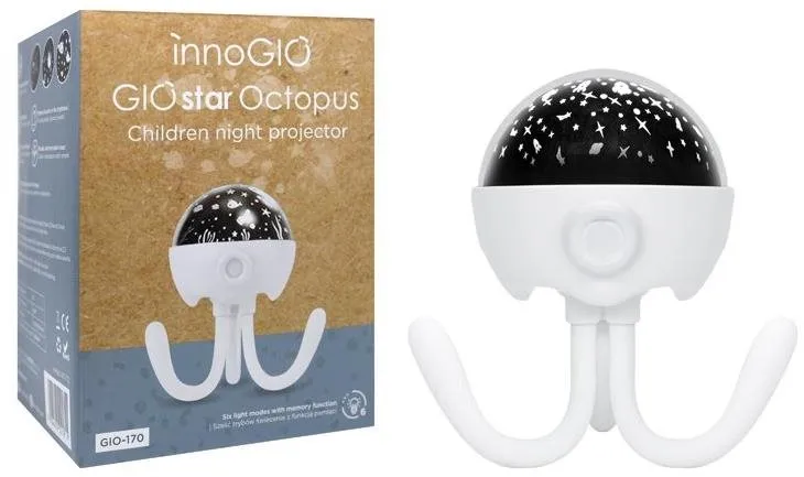 Detský projektor innoGIO Giostar svetelný Octopus