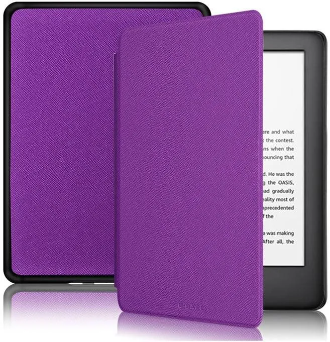 Púzdro na čítačku kníh B-SAFE Lock 3404, púzdro pre Amazon Kindle 2022, fialové