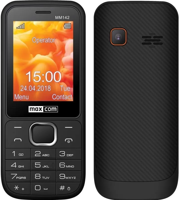 Mobilný telefón Maxcom MM142 čierna