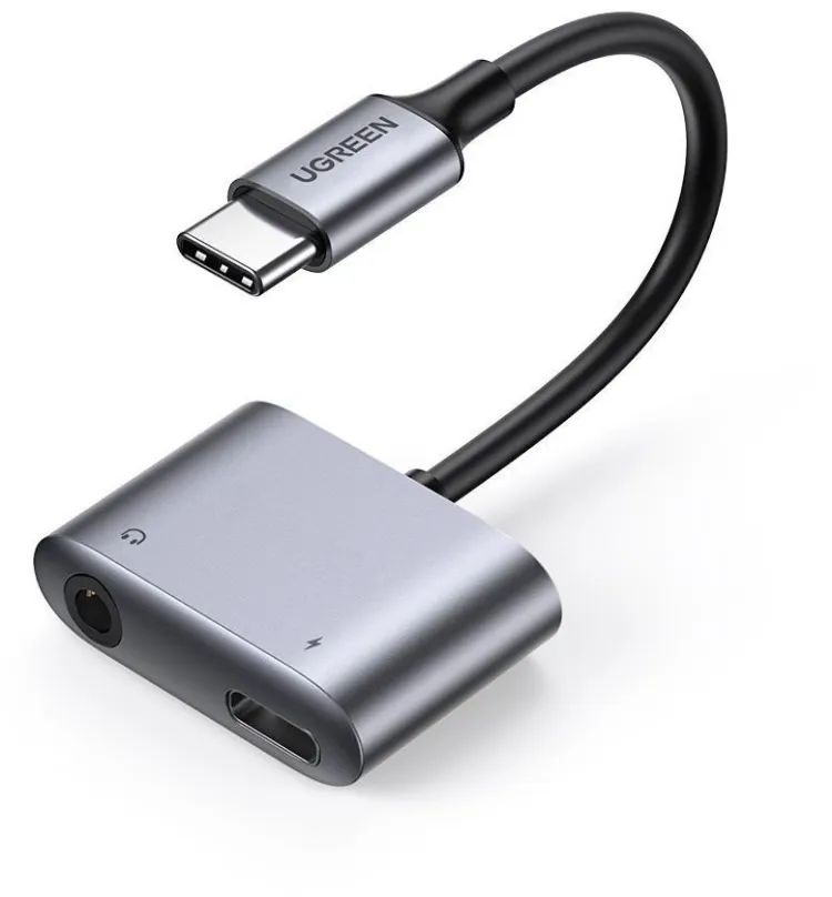 Replikátor portov UGREEN USB-C to 3.5mm Audio Adapter with PD