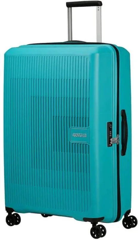 Cestovný kufor American Tourister Aerostep Spinner 77 EXP Turquoise Tonic