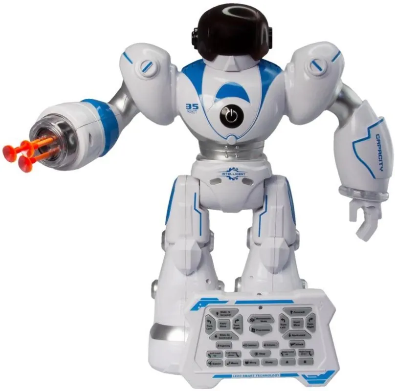 Robot Robot Robin modro-biely