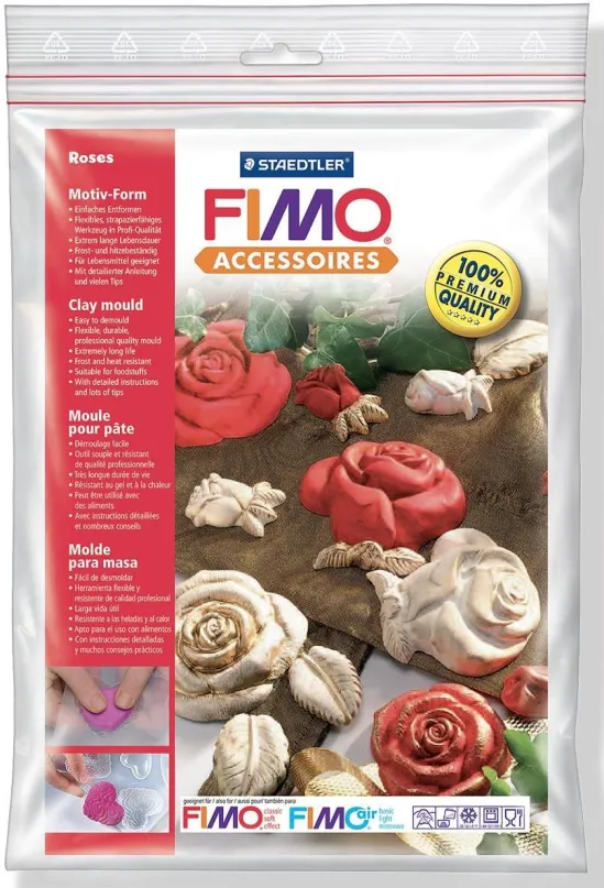 Modelovacia hmota FIMO 8742 Silikónová forma „Roses“