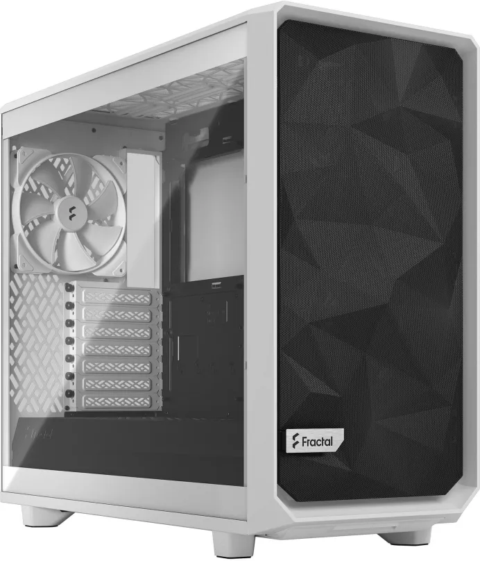 Počítačová skriňa Fractal Design Meshify 2 Lite White TG Clear