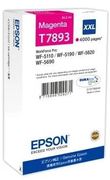 Cartridge Epson C13T789340 79XXL purpurová, pre tlačiarne Epson WorkForce Pro WF-5110DW, W