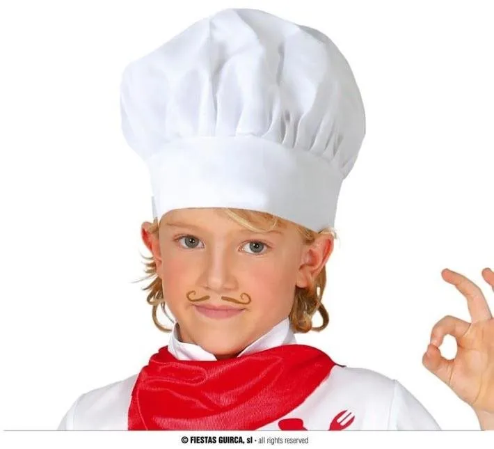 Doplnok ku kostýmu Čiapka kuchár - kuchárka detská - unisex