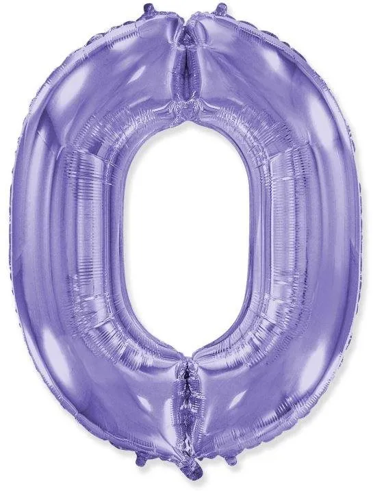 Balóniky Balón fóliový číslica fialová - lila 102 cm - 0