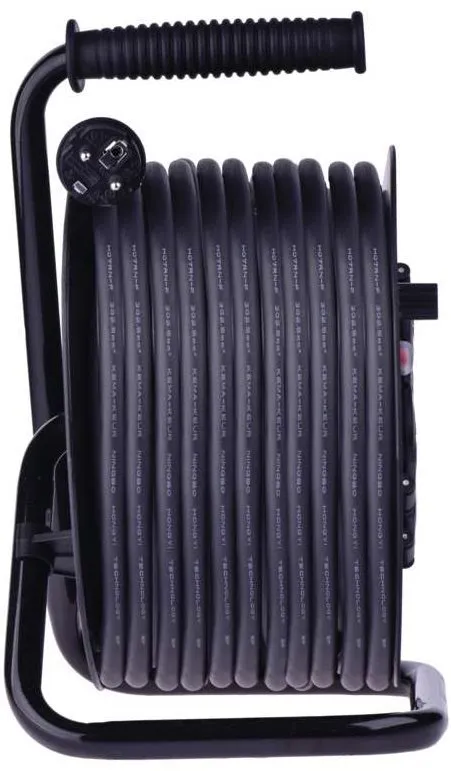 Predlžovací kábel EMOS Gumový predlžovací kábel na bubne - 4 zásuvky, 50m, 2,5mm2