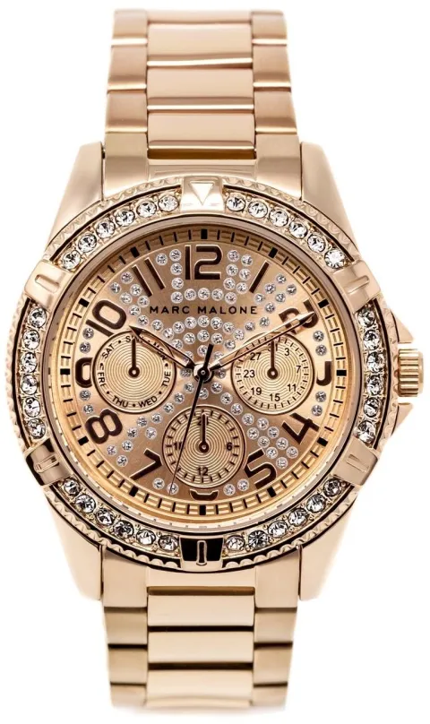 Dámske hodinky Marc Malone dámske hodinky Bethany Sparkling Rose Gold Steel CXCH