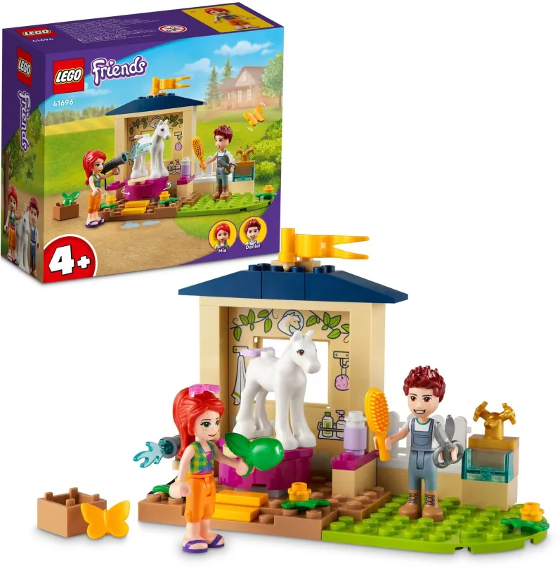LEGO stavebnica LEGO® Friends 41696 Čistenie poníka v stajni