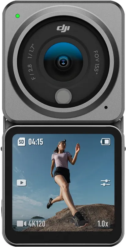 Outdoorová kamera DJI Action 2 Dual-Screen Combo, vodotesná, rozlíšenie až 4K a 120 sn./s,