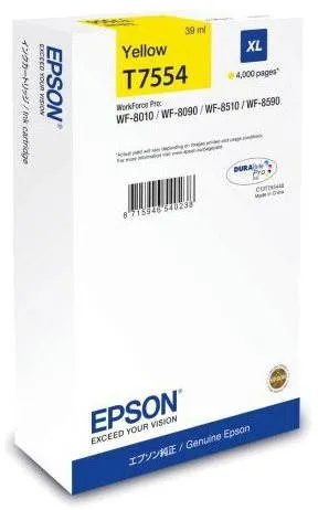 Cartridge Epson T7554 XL žltá