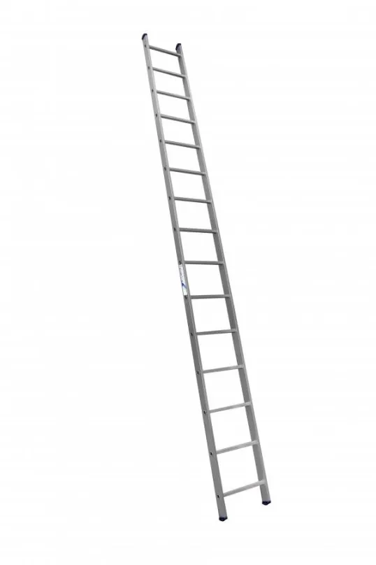 Rebrík Alumet, príložný rebrík, 15 priečok, 39 x 422 cm, max. 150 kg