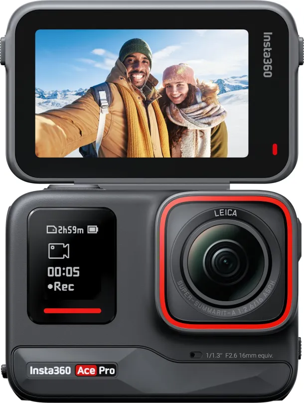 Outdoorová kamera Insta360 Ace Pro, pre outdoorové aktivity, snímač 1/1,3", HDR video