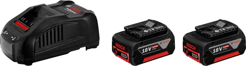Nabíjačka a náhradná batéria Bosch Starter Set 2 x GBA 18V + GAL 1880 CV Professional 1.600.A00.B8J