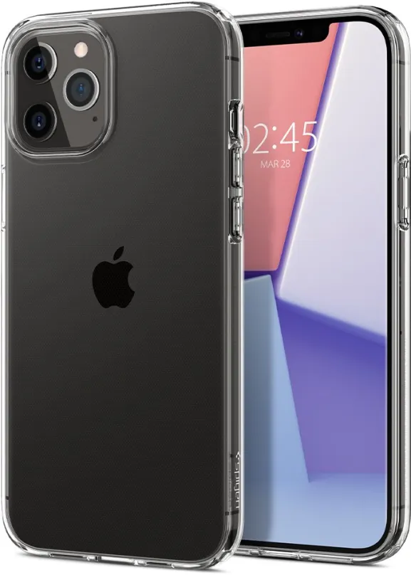 Kryt na mobil Spigen Crystal Flex Clear iPhone 12 / iPhone 12 Pro