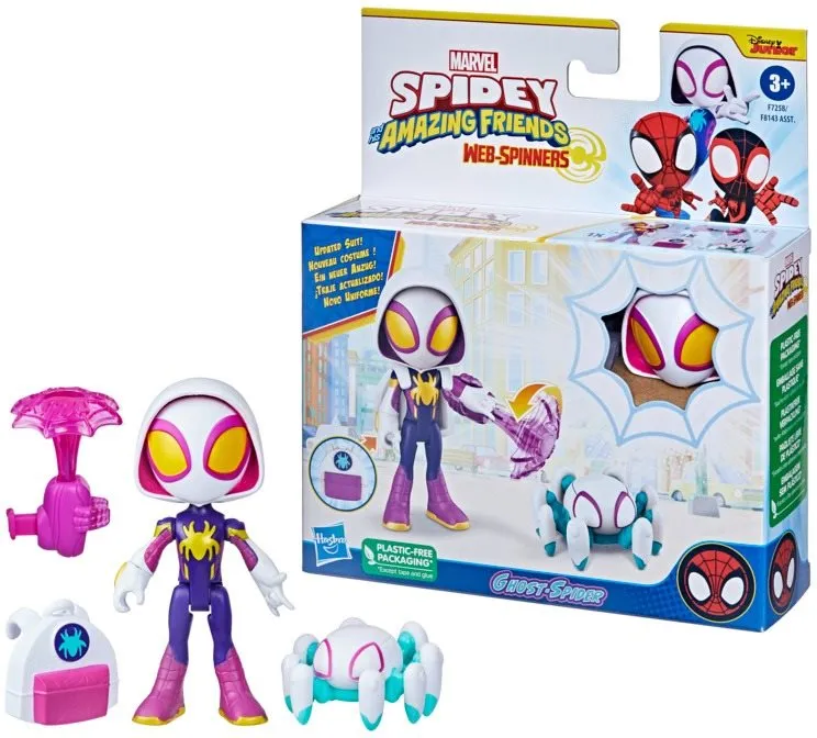 Figúrka Spider-Man Spidey a jeho Amazing Friends Webspinner figúrka Ghost Spider