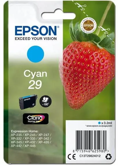 Cartridge Epson T2982 azúrová