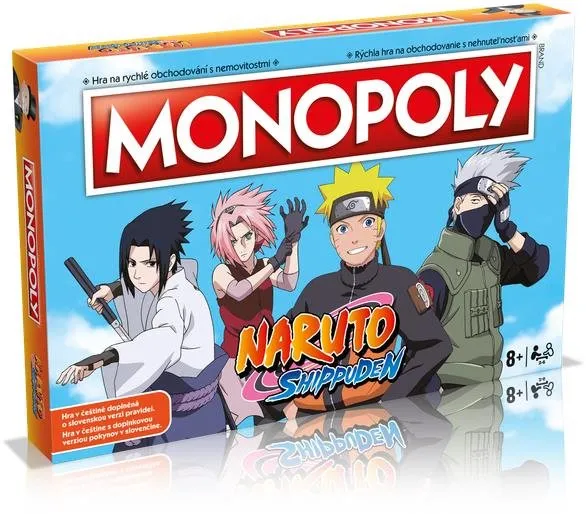 Dosková hra Monopoly Naruto CZ/SK