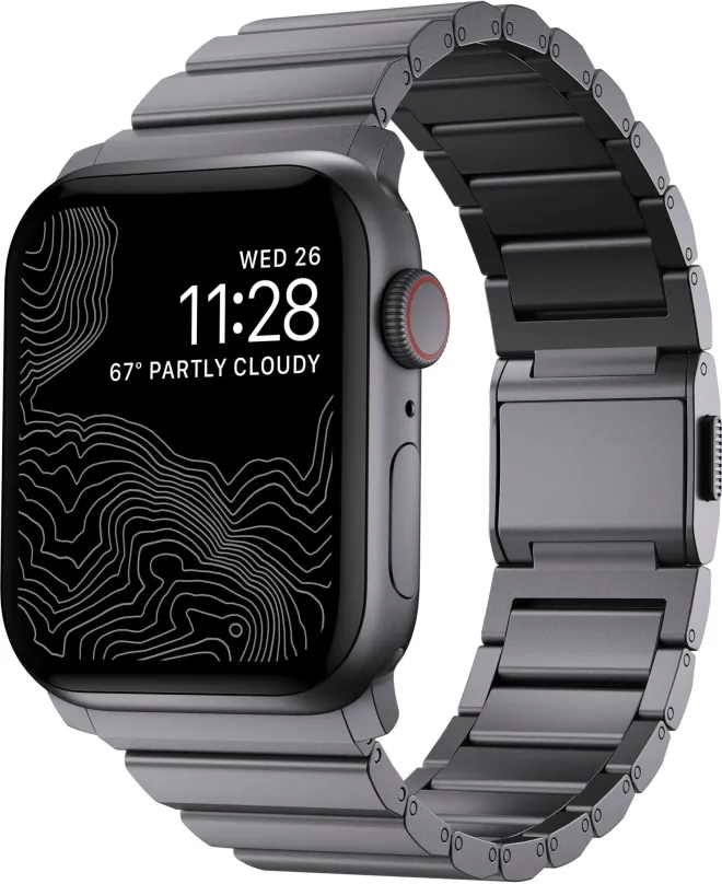 Remienok Nomad Aluminum Band Space Grey Apple Watch 42/44/45/Ultra 49mm