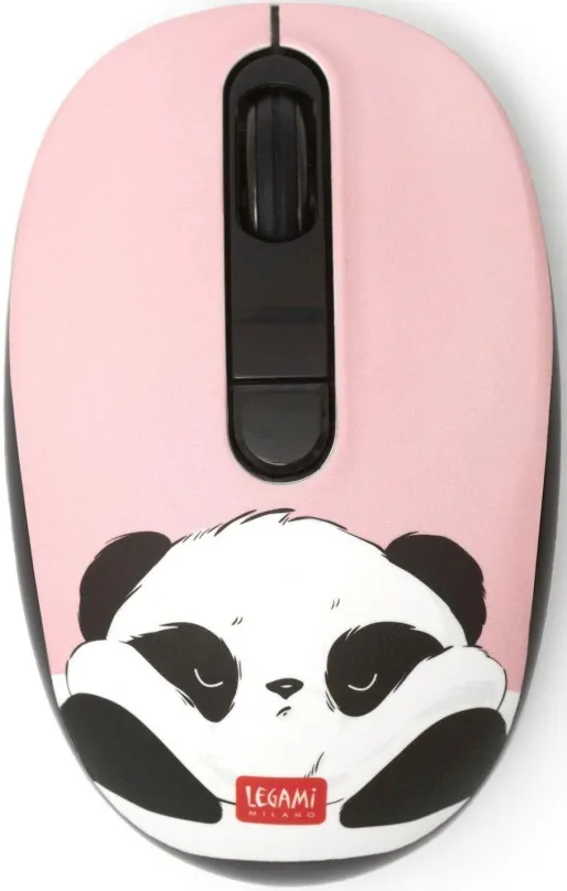 Myš Legami Wireless Mouse - Panda, bezdrôtová, optická, symetrická, pripojenie cez bezdrôt