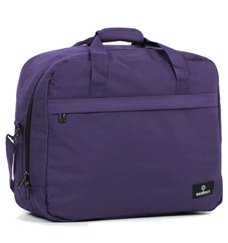 Cestovná taška MEMBER'S SB-0036 - fialová