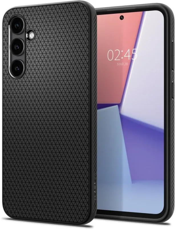 Puzdro na mobil Spigen Liquid Air Matte Black Samsung Galaxy S23 FE