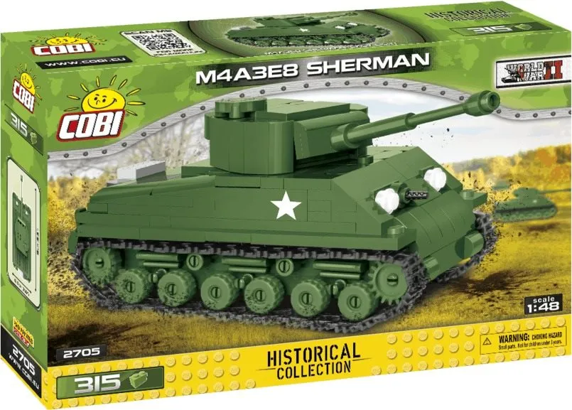 Stavebnica Cobi tank Sherman M4A3E8 Easy Eight