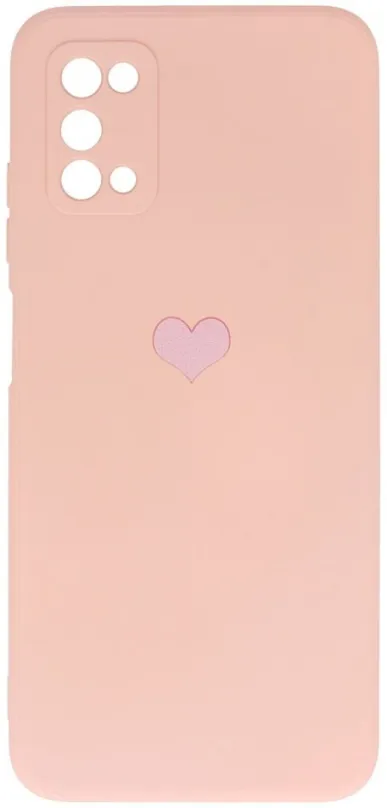 Kryt na mobil Vennus Valentínske puzdro Heart pre Samsung Galaxy A03S - ružové