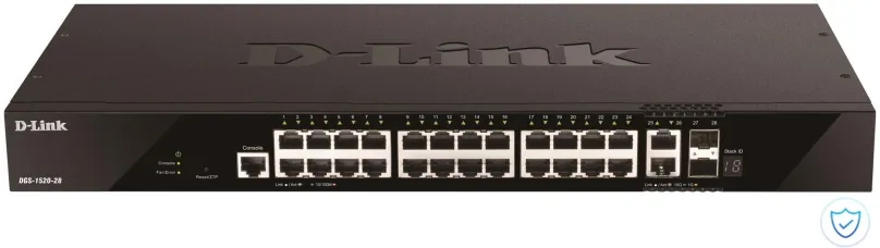 Switch D-Link DGS-1520-28, 2x SFP+, 24x 10/100/1000Base-T, IGMP Snooping, L2, l3 (smerovač