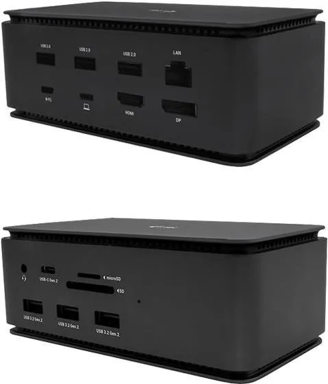 Dokovacia stanica i-tec USB4 Metal Docking station Dual 4K HDMI DP, Power Delivery 80W