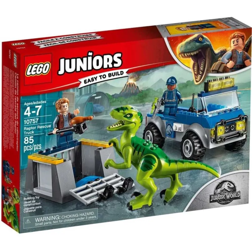 Stavebnice LEGO Juniors 10757 Vozidlo pre záchranu Raptora
