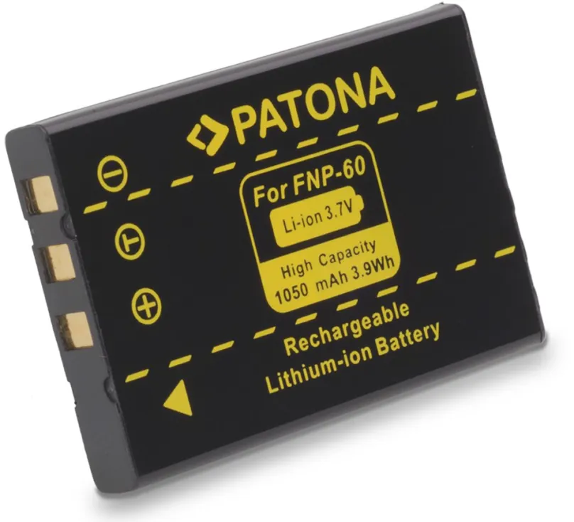 Batérie pre fotoaparát Paton pre Fuji NP-60 1050mAh Li-Ion