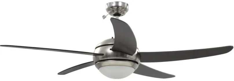 Ventilátor SHUMEE Ozdobný stropný ventilátor so svetlom 128 cm hnedý