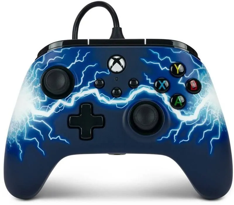 Gamepad PowerA Advantage Wired Controller - Xbox Series X|S - Arc Lightning, pre Xbox Seri