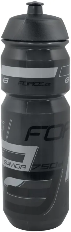 Fľaša na pitie Force Savior 0,75 l, transparentná čierna-šedá