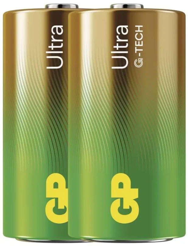 Jednorazová batéria GP Alkalická batéria Ultra C (LR14), 2 ks