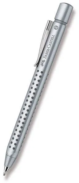 Guľôčkové pero FABER-CASTELL Grip 2011 XB strieborné