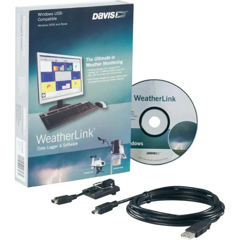 6510USB - WeatherLink - pripojenie na PC - USB