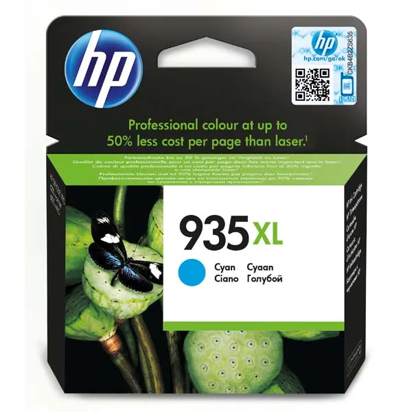 HP originálny ink C2P24AE, HP 935XL, cyan, 825 str., 9,5 ml, HP Officejet 6812,6815, Officejet Pro 6230,6830,6835