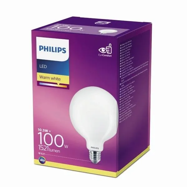 Philips 8718699665142 LED žiarovka Classic 1x6,5W | E27 | 1521lm | 2700K - EYECOMFORT