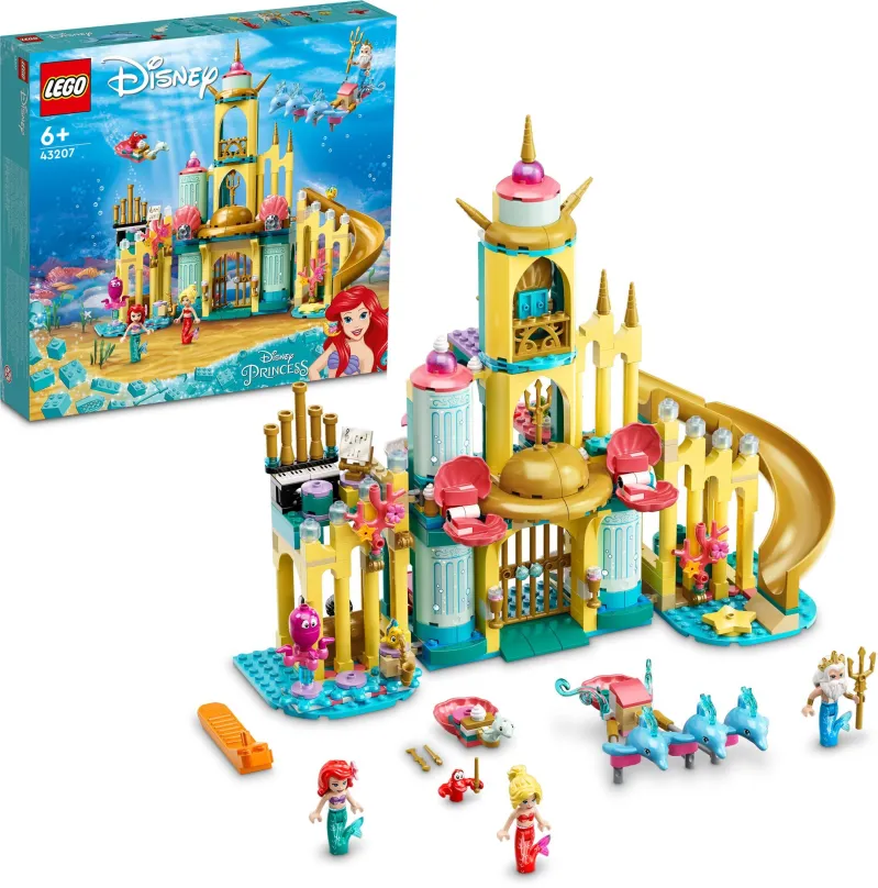 LEGO stavebnica LEGO® Aj Disney Princess™ 43207 Arielin podvodný palác