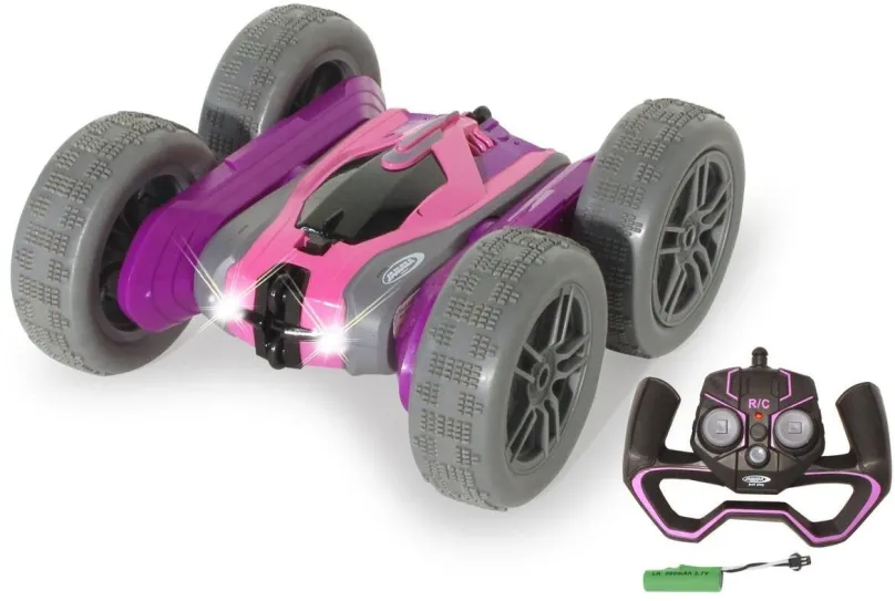 RC auto Jamar SpinX Stuntcar fialová-ružová 2,4GHz