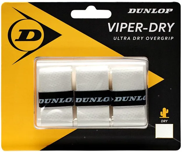 Tenisová omotávka DUNLOP Viper-Dry omotávka biela