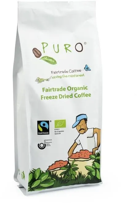 Káva Puro INSTANTNÁ káva Fairtrade 500g