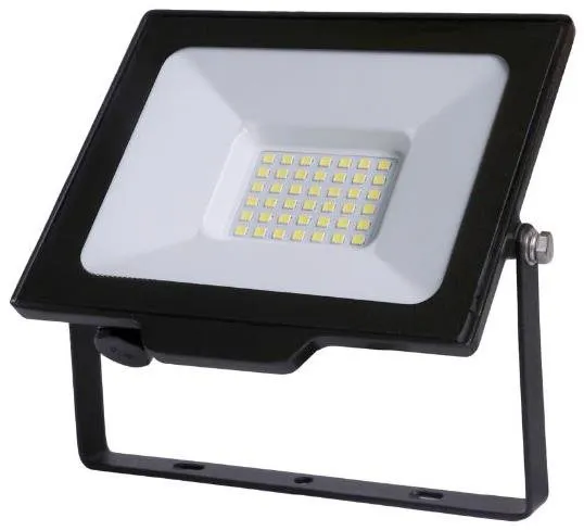 LED reflektor AVIDE Ultratenký LED reflektor čierny, 30 W 3000 lm, studená