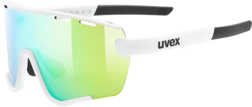 Cyklistické okuliare Uvex športové okuliare 236 Set white m/mir.gre