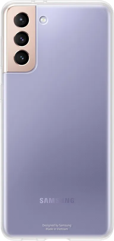 Kryt na mobil Samsung zadný kryt pre Galaxy S21+ priehľadný